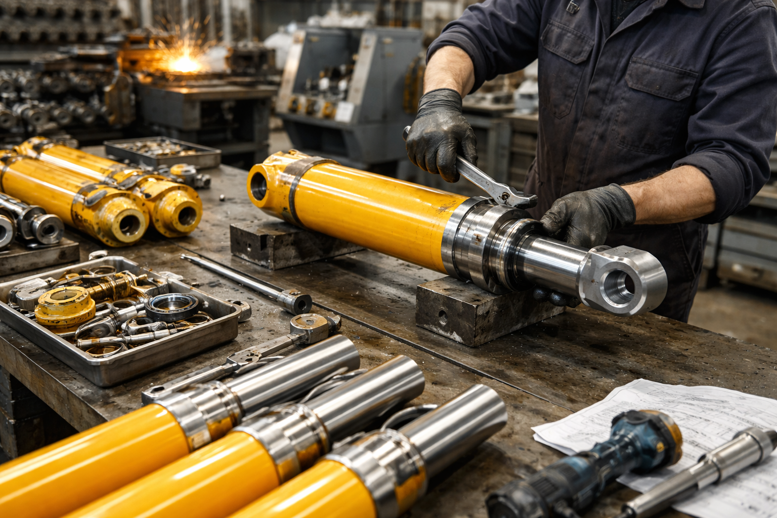 Hidrolik silindir imalatı